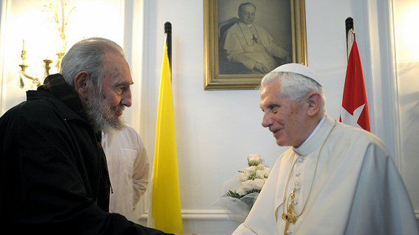 Fidel Castro i Benedykt XVI