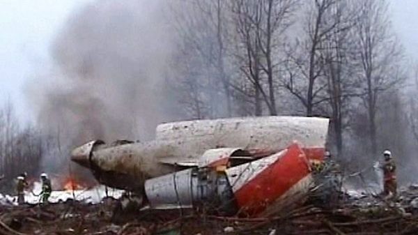 Pierwsze zdjęcia z miejsca katastrofy, które pokazała rosyjska telewizja