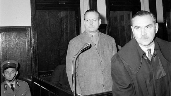 Warszawa 1965 r. - proces Stanisława Wawrzeckiego w tzw. aferze mięsnej. Skazany został na karę śmierci - wyrok wykonano wiosną 1965 r.