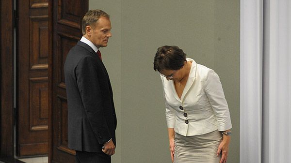 Donald Tusk i Ewa Kopacz