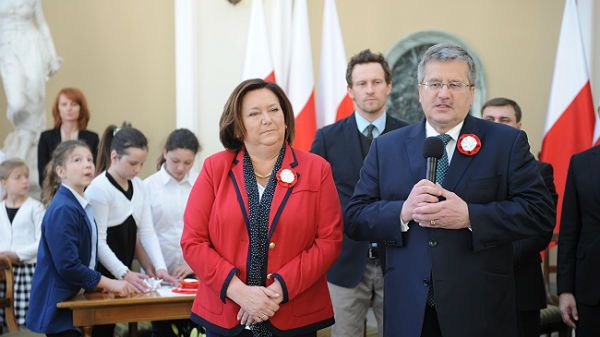 Prezydent Bronisław Komorowski i Anna Komorowska