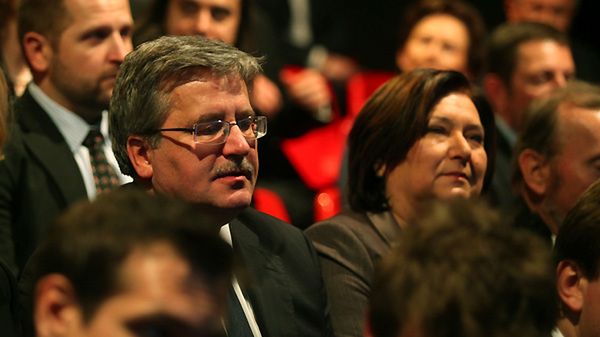 Prezydent Bronisław Komorowski wraz z małżonką Anną