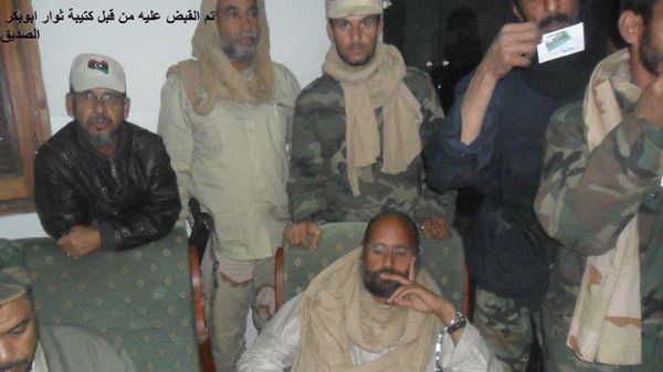 Najsłynniejszy jeniec libijski Seif al-Islam, syn Kadafiego