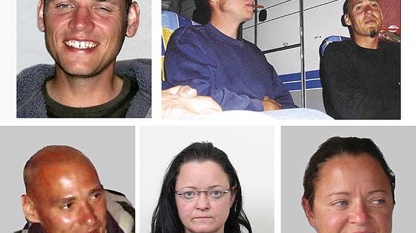 Uwe Boehnhardt, Uwe Mundlos i Beate Zschaepe na zdjęciach udostępnionych przez policję