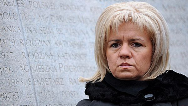 Ewa Błasik, wdowa po dowódcy Sił Powietrznych gen. Andrzeju Błasiku.