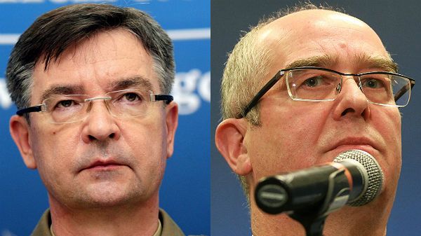 Naczelny Prokurator Wojskowy gen. Krzysztof Parulski i Prokurator generalny Andrzej Seremet