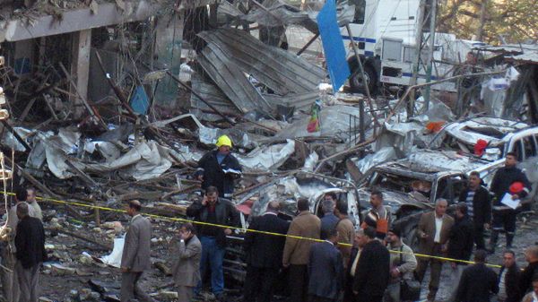 Jedno z miejsc, w którym doszło do eksplozji