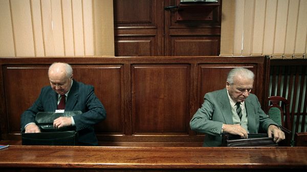 Były szef MSW gen. Czesław Kiszczak i były I sekretarz KC PZPR Stanisław Kania