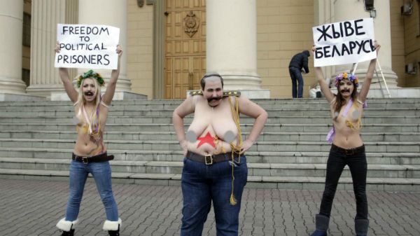 Feministki z grupy Femen