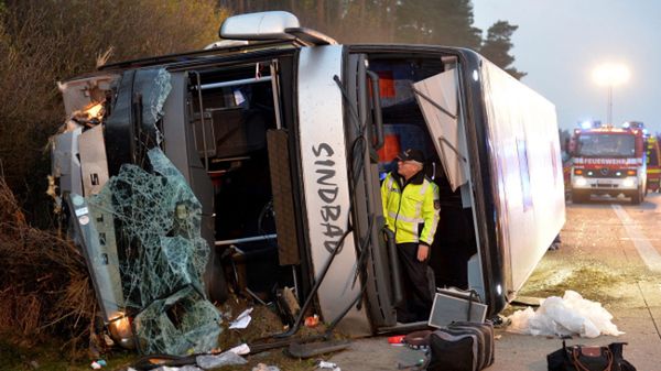Wypadek polskiego autokaru w Niemczech