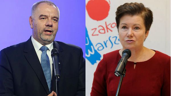 Kto zostanie nowym prezydentem stolicy - Jacek Sasin czy Hanna Gronkiewicz-Waltz?