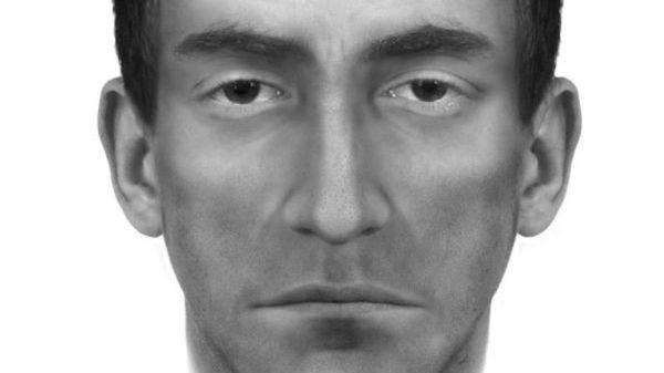 Portret pamięciowy poszukiwanego mężczyzny