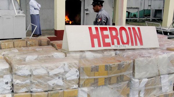 Heroina przejęta przez służby w Birmie