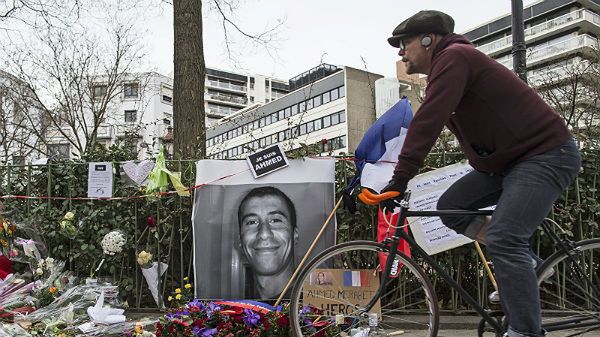 Zdjęcie jednego z zastrzelonych policjantów - Ahmeda Merabeta