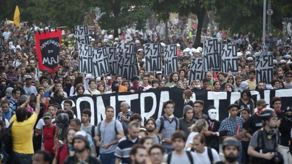 W proteście wzięło udział około trzy tysiące osób