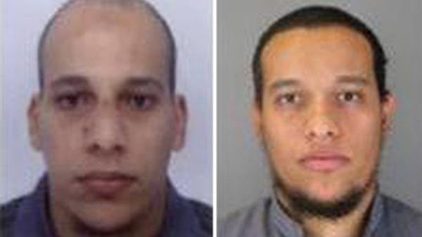 Od lewej: Cherif i Said Kouachi