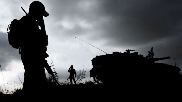 Izraelscy żołnierze na Wzgórzach Golan