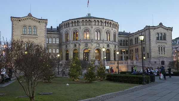Siedziba parlamentu norweskiego w Oslo