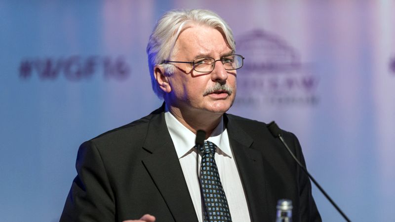 Minister spraw zagranicznych Witold Waszczykowski