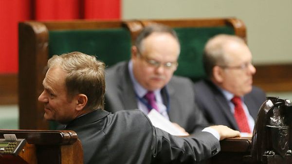 Premier Donald Tusk po głosowaniu nad projektem ustaw ws. związków partnerskich