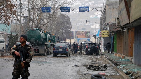 Miejsce zamachu na siedzibę wywiadu