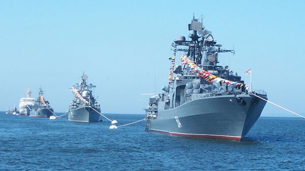 Rosyjskie okręty wojenne Floty Oceanu Spokojnego