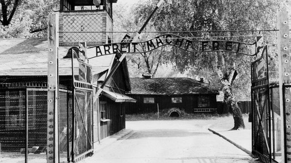 Obóz Auschwitz, 1945 r.