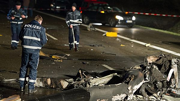 Maszyna prawdopodobnie zahaczyła o przewody wysokiego napięcia