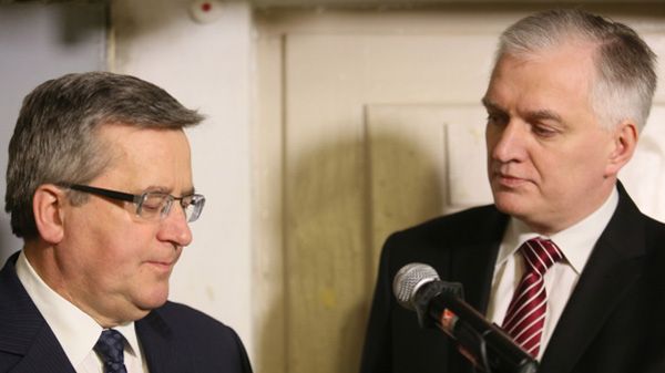 Bronisław Komorowski i Jarosław Gowin na wystawie poświęconej żołnierzom wyklętym