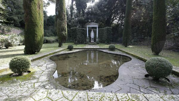 Ogrody w rezydencji w Castel Gandolfo