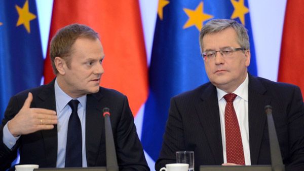 Donald Tusk i Bronisław Komorowski