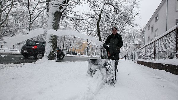 Odśnieżanie w Warszawie