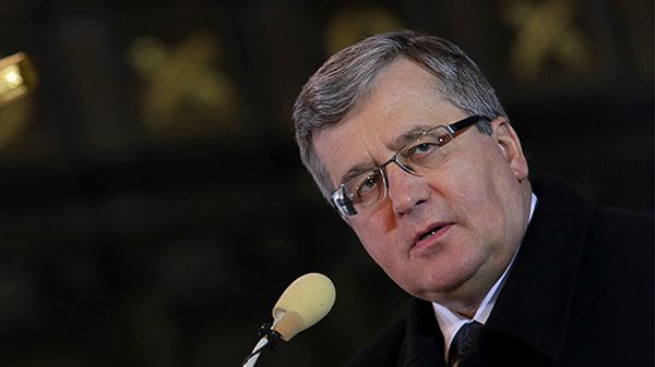 Prezydent Bronisław Komorowski