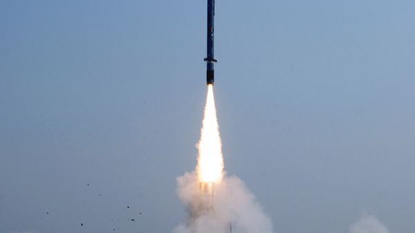 Start rakiety Nirbhay w Chandipur (12 marca 2013 r.)