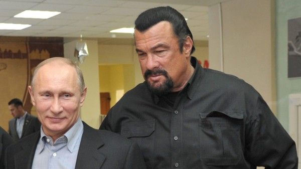 Steven Seagal i Władimir Putin