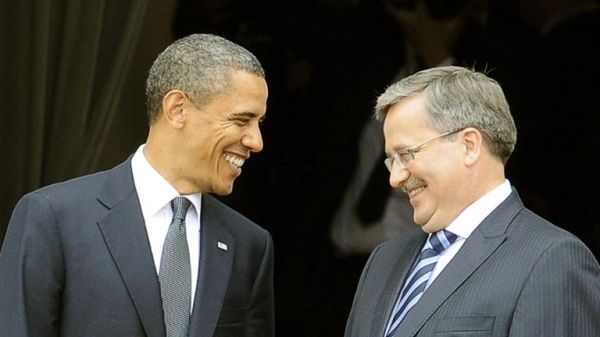 Barack Obama i Bronisław Komorowski