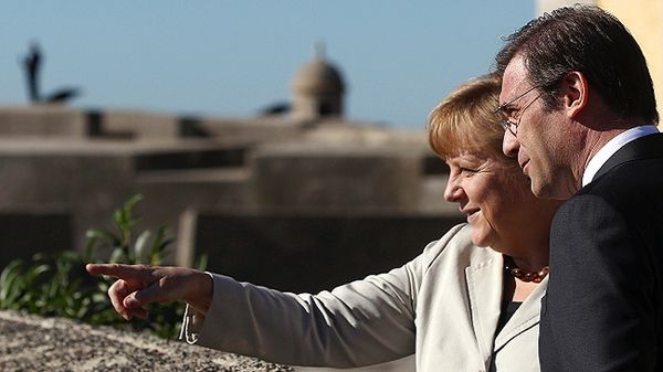 Angela Merkel i Pedro Passos Coelho