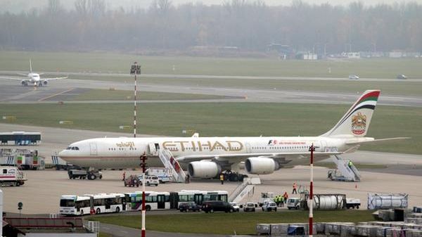 Samolot linii Etihad Airways