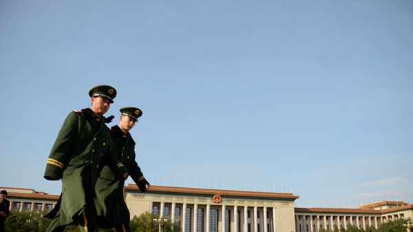 Wielka Hala Ludowa na placu Tiananmen w Pekinie