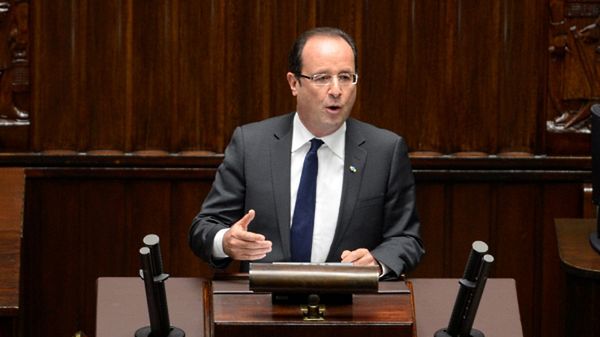 Wystąpienie prezydenta Francji Francois Hollande'a w sejmie