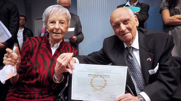 Sylvio Ferrera z żoną Irmą