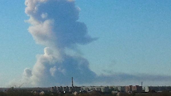W składzie amunicji doszło do serii wybuchów
