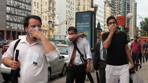 Chmura gazu w Argentynie