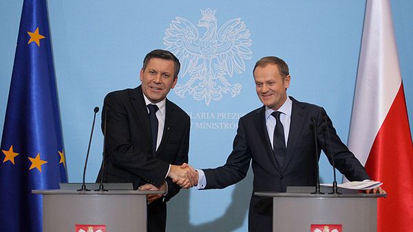 Janusz Piechociński, Donald Tusk