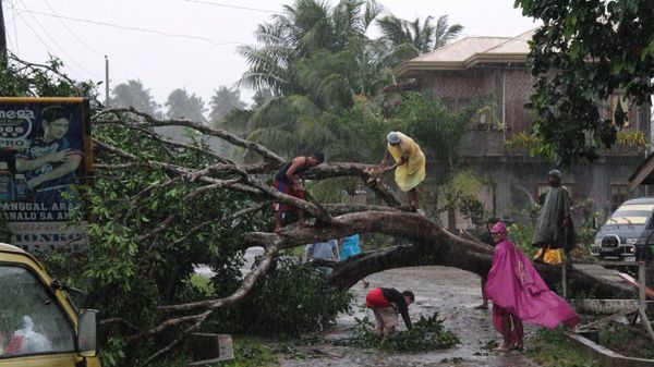 Wiatr o prędkości dochodzącej do 210 km na godzinę wyrywał drzewa i zrywał dachy