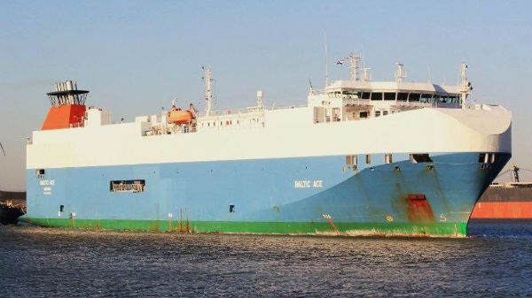 Tak wyglądał statek Baltic Ace