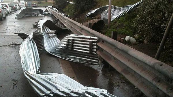 Zniszczenia w mieście Tarent