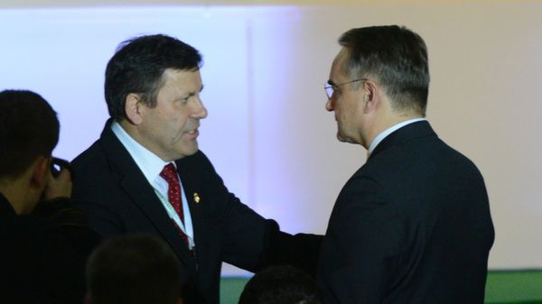 Janusz Piechociński i Waldemar Pawlak podczas XI Kongresu PSL