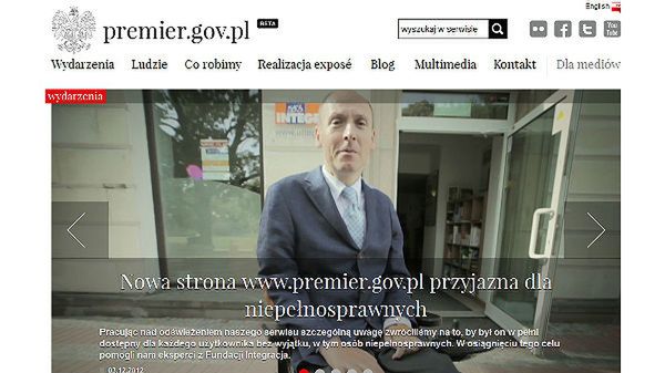 Nowy serwis premier.gov.pl