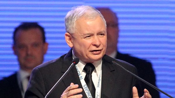 Jarosław Kaczyński na konwencji PiS